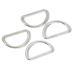 Prym D-ring 30mm 4stk – Sølv