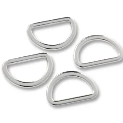 Prym D-ring 20mm 4stk – Sølv