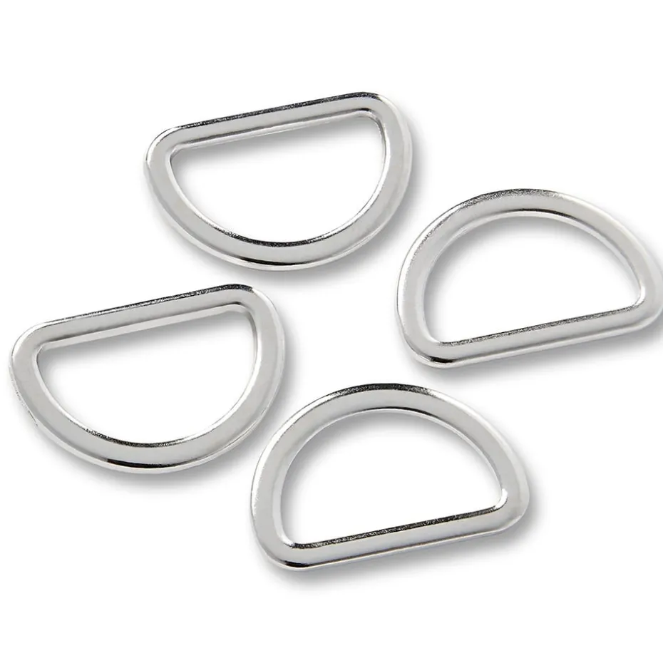 Prym D-ring 20mm 4stk – Sølv