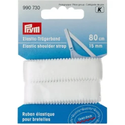 Prym Elastisk Skulderstropp – 80cm 15mm – Hvit