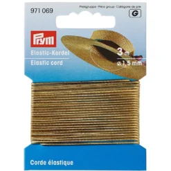 Prym Elastisk strikk 1,5mm – 3m – Gull