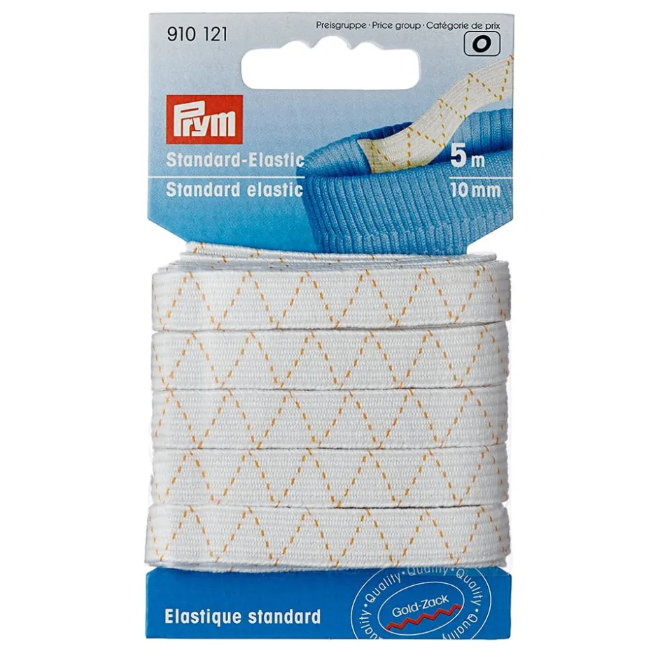 Prym Elastisk strikk – 5m 10mm – Hvit