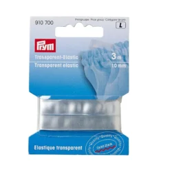 Prym Elastisk strikk – 3m 10mm – Transparent