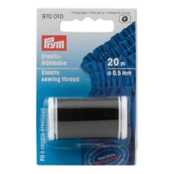 Prym elastisk sytråd 0,5mm. sort
