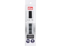 Prym Ergonomics Carbon – Settpinne 5stk – 2,5 – 15cm
