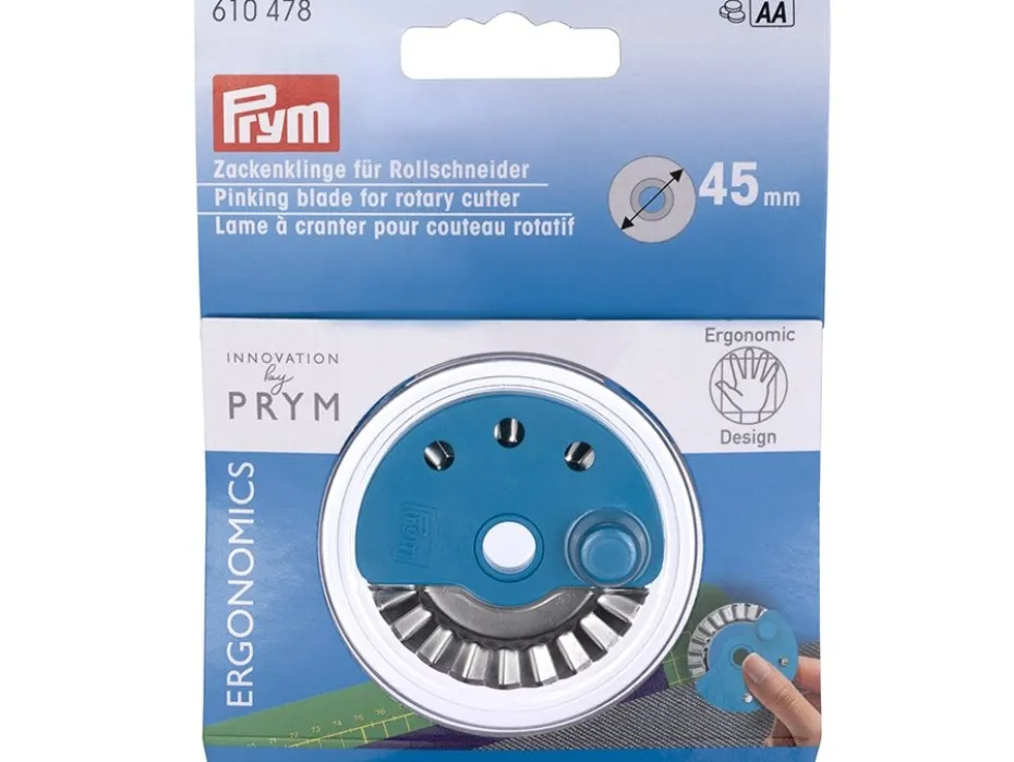 Prym Ergonomics – Pinking blad Rullekniv 45mm