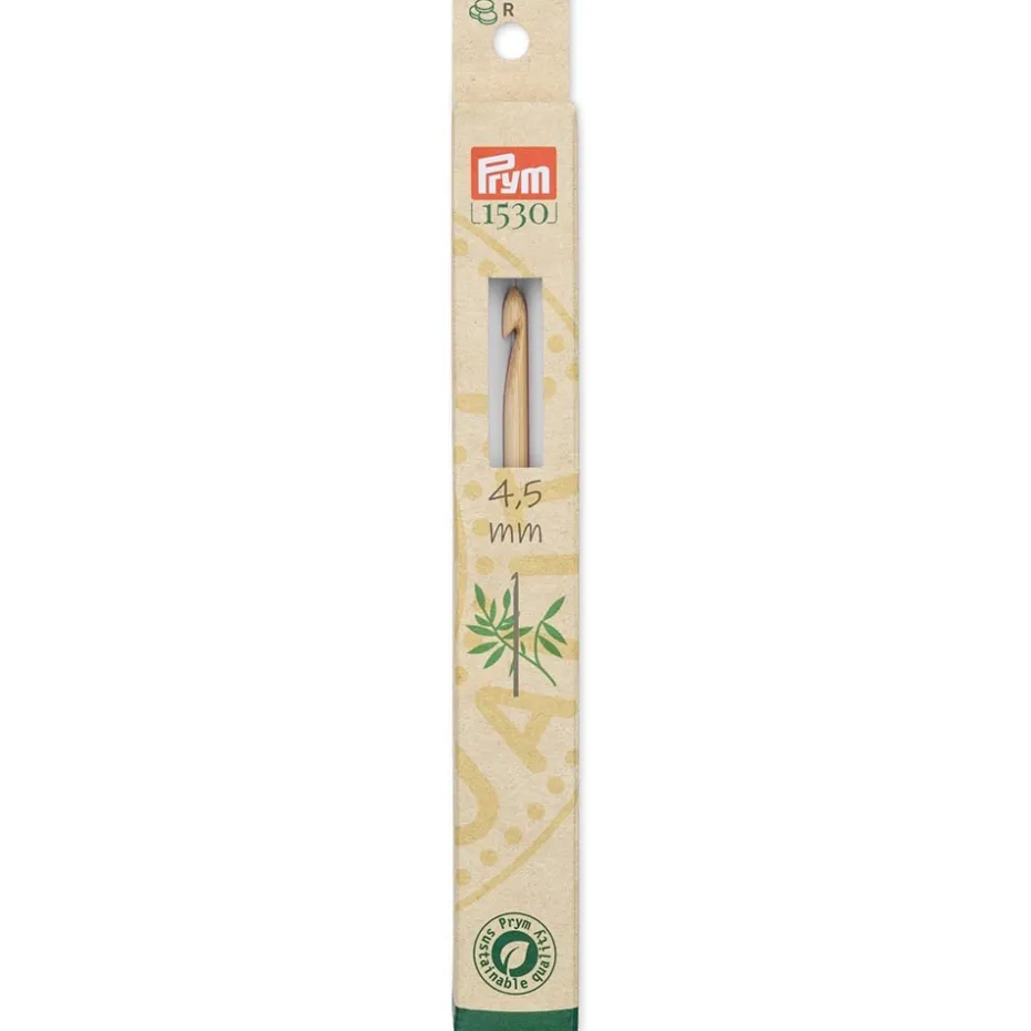 Prym 1530 Heklenål Bambus for ull – 4,5 -15cm