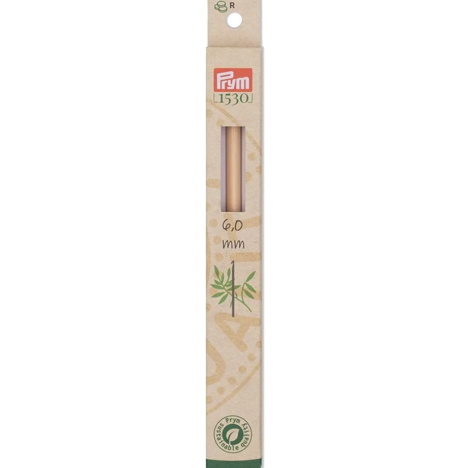 Prym 1530 Heklenål Bambus for ull – 6,0-15cm