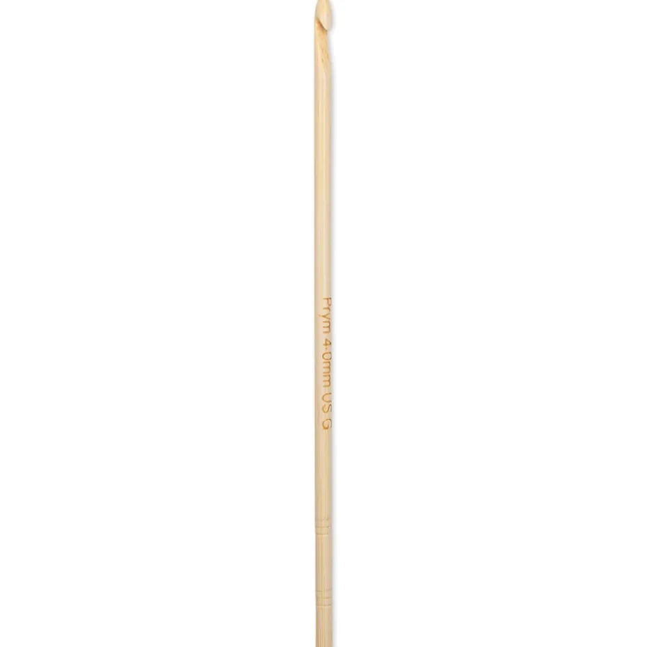 Prym 1530 Heklenål Bambus for ull – 4,0 -15cm