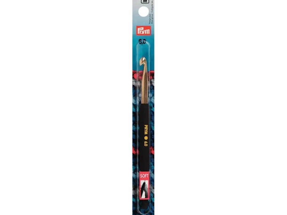 Prym Heklenål Soft grip – 14cm – 6,0