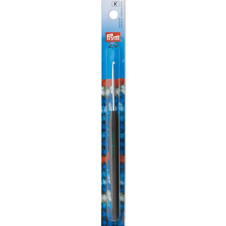 Prym Heklenål Soft grip – 14cm – 2,0