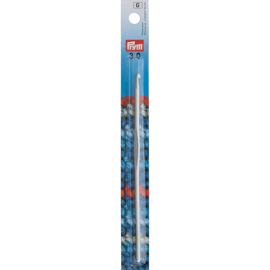 Prym Heklenål ull aluminium – 14cm – 3,0
