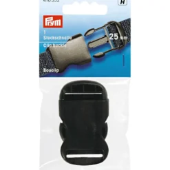 Prym Klikkspenne plast 1stk – 25mm – Sort