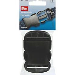 Prym Klikkspenne plast 1stk – 40mm – Sort