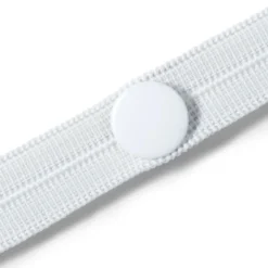 Prym Knappehullstrikk m/knapper – 3m 12mm – Hvit
