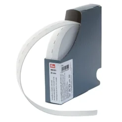 Prym Knappehullstrikk – 10m 25mm – Hvit