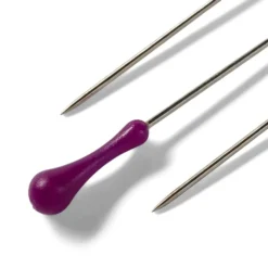 Prym Knappenåler Easy grasp 10g – 0,58x38mm – sølv m/lilla