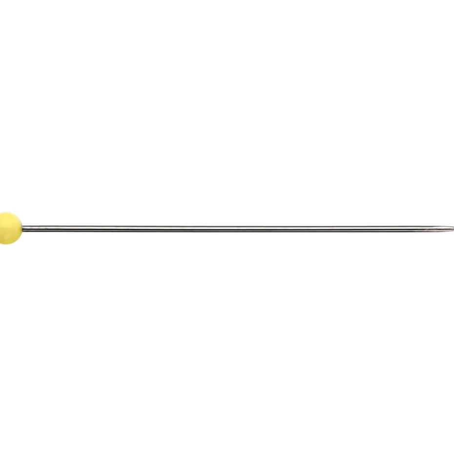 Prym Knappenåler Glasshode N0 0,6x43mm 40g- Gul