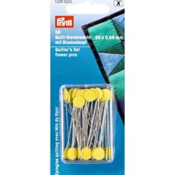 Prym Knappenåler Quilting blomsterhode 50stk – 0,60 x 50mm