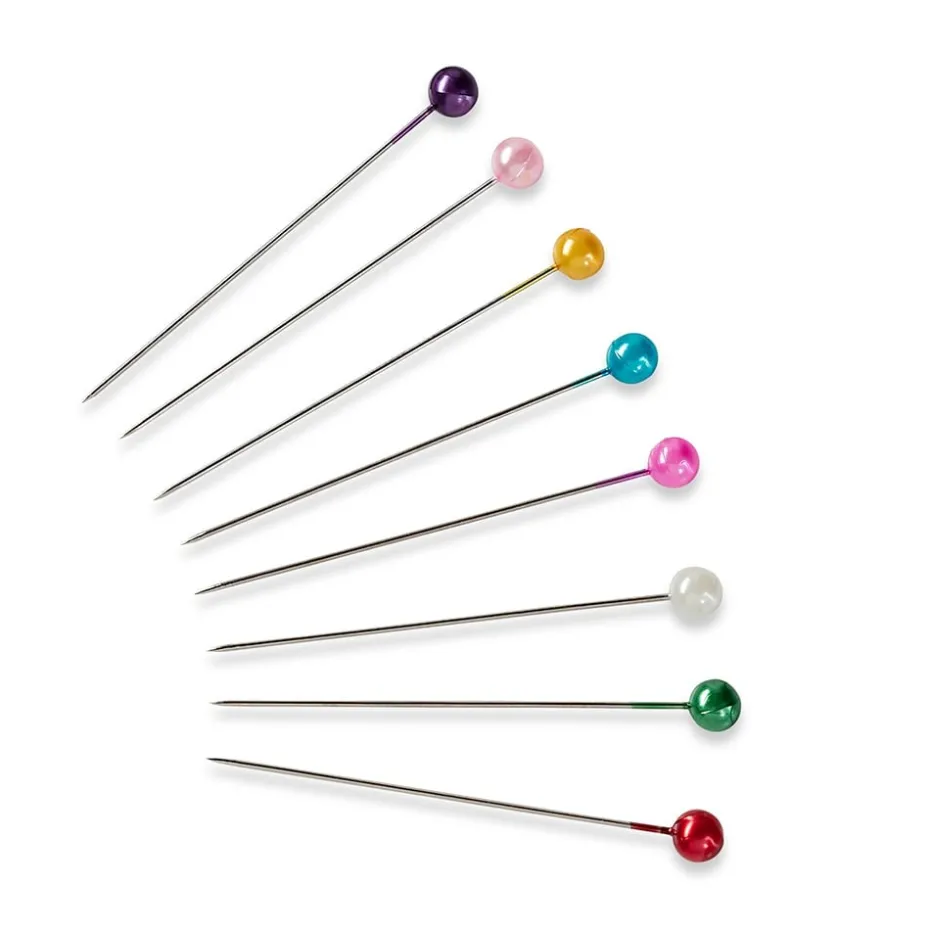 Prym Knappenåler Stål Perlehode 10g – 0,58x40mm – Mix