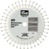 Prym Knappenåler Stål Perlehode 40stk – 0,65x38mm – Hvit