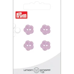 Prym Knapper 46013 – 2-hull 12mm BLOMST 60 Lilac – 4stk