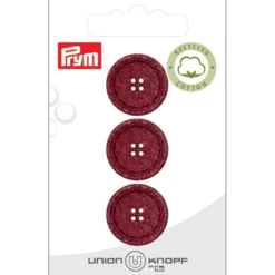 Prym Knapper 453739 – 4-hull 20mm 54 Bordeaux – 3stk