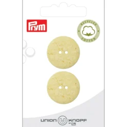 Prym Knapper 452594 – 4-hull 23mm 38 Gul – 2stk