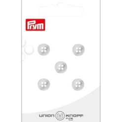 Prym Knapper 39948 – 4-hull 9mm 12 Hvit – 5stk