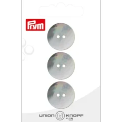 Prym Knapper 37604 – 2-hull 20mm 12 Hvit – 3stk