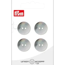Prym Knapper 37604 – 2-hull 18mm 12 Hvit – 4stk