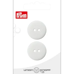 Prym Knapper 28450 – 2-hull 23mm 12 Hvit – 2stk