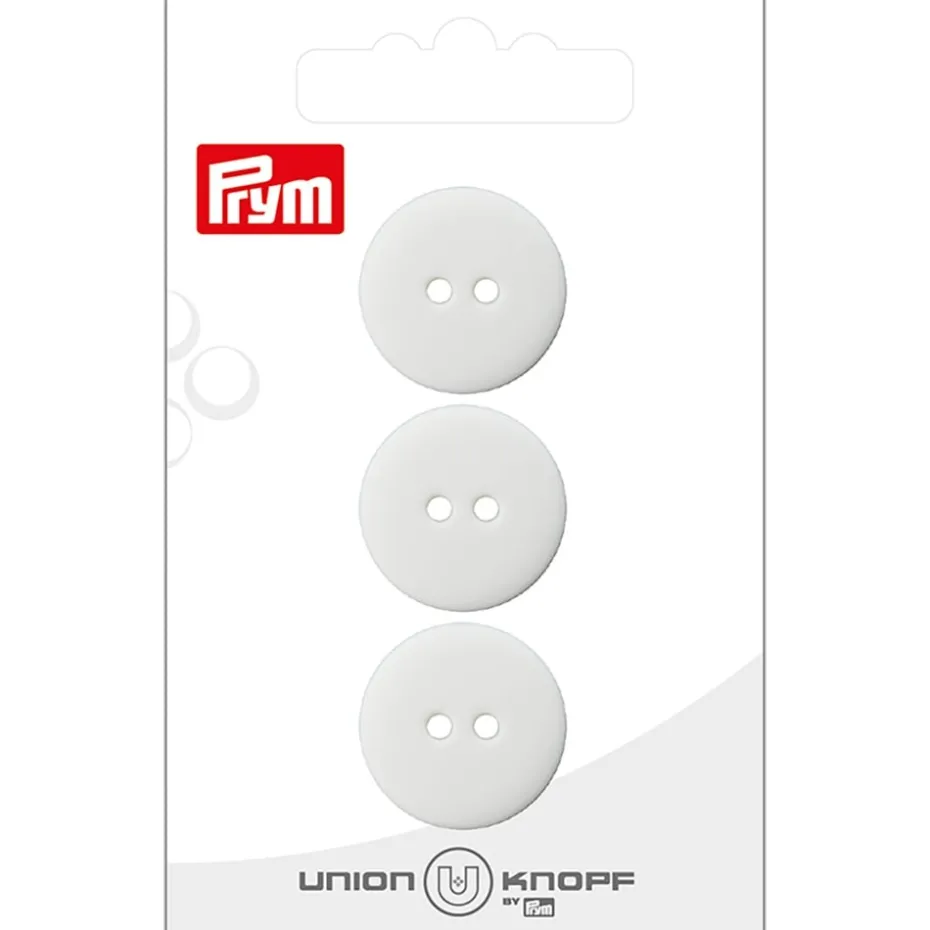 Prym Knapper 28450 – 2-hull 20mm 12 Hvit – 3stk