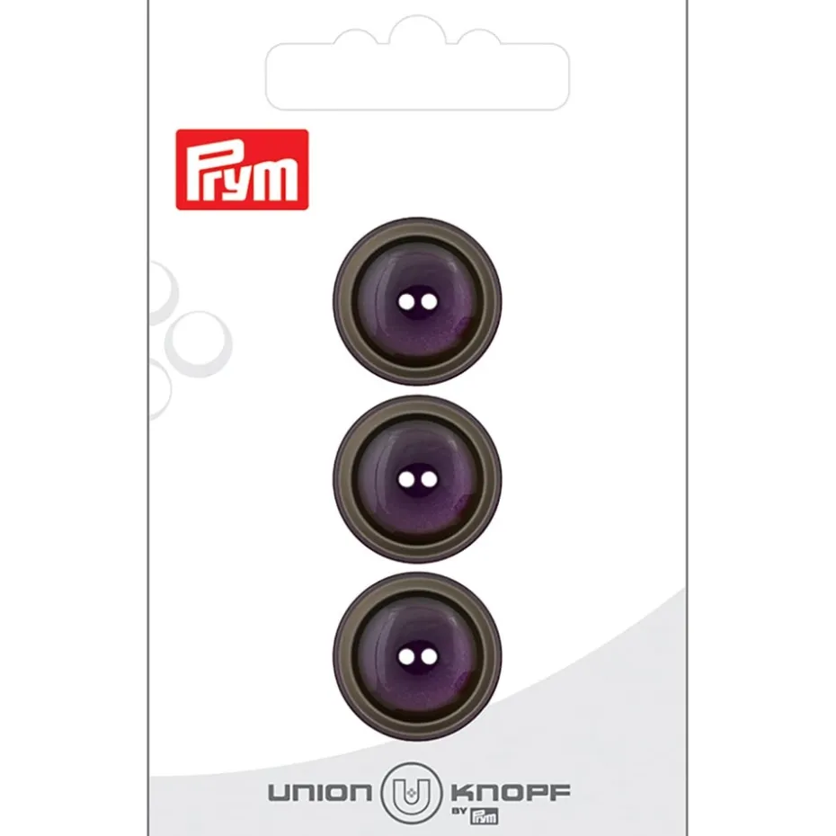 Prym Knapper 453252 – 2-hull 18mm 62 Lilla – 3stk
