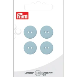 Prym Knapper 28450 – 2-hull 15mm 64 Lys blå – 4stk