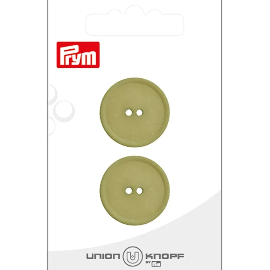 Prym Knapper 453910 – 2-hull 23mm 34 Lys oliven – 2stk