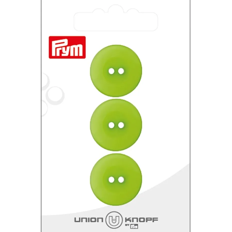 Prym Knapper 453880 – 2-hull 20mm 26 Medium grønn – 3stk