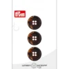 Prym Knapper 451992 – 4-hull 18mm 22 Mørk brun – 3stk