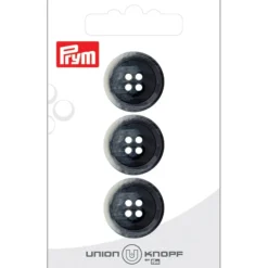 Prym Knapper 453194 – 4-hull 20mm 78 Mørk grå – 3stk