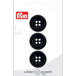 Prym Knapper 13001 – 4-hull 20mm 80 Sort – 3stk
