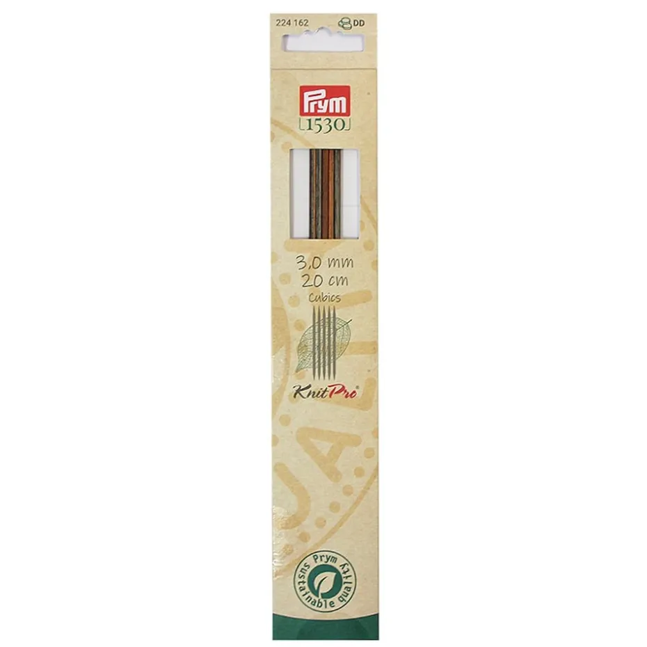 Prym 1530 Knitpro CUBICS Settpinner 5stk 20cm – 3