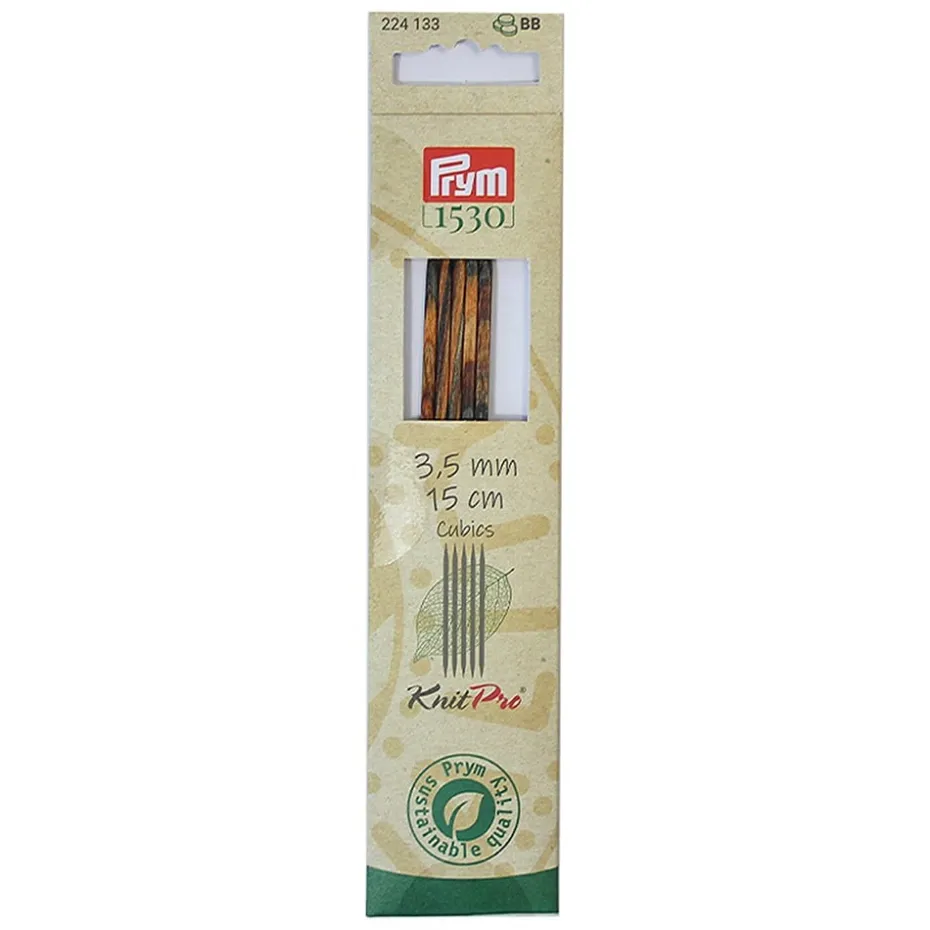 Prym 1530 Knitpro CUBICS Settpinner 5stk 15cm – 3,5
