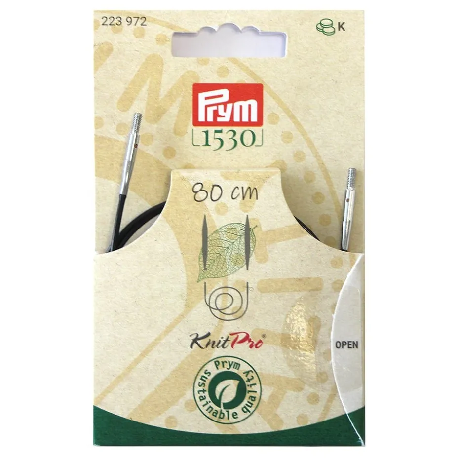 Prym 1530 Knitpro Wire til rundpinne – 80cm