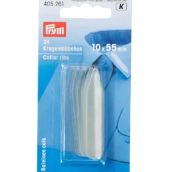 Prym Kragestiver plast – 10x55mm – Transparent