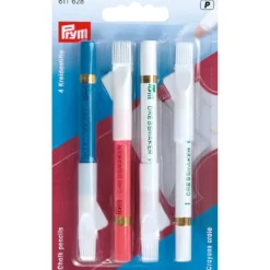 Prym Krittpenner hvit/rosa/blå – 4stk