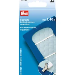 Prym laken elastik 18mm 3stk – Hvit