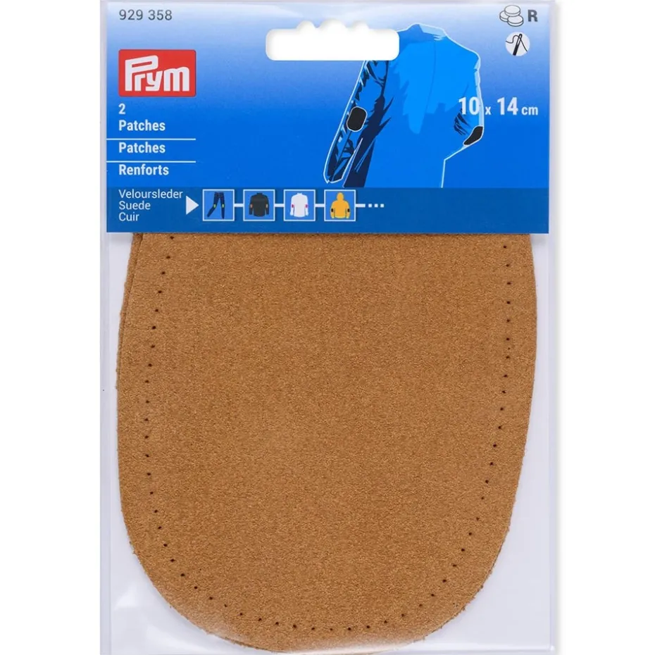 Prym Lapp semsket skinn 10x14cm – 2stk – Kamel