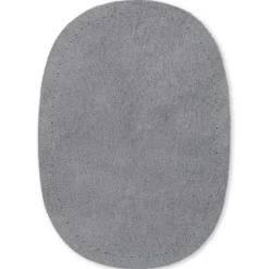 Prym Lapp semsket skinn 10x14cm – 2stk – Grå