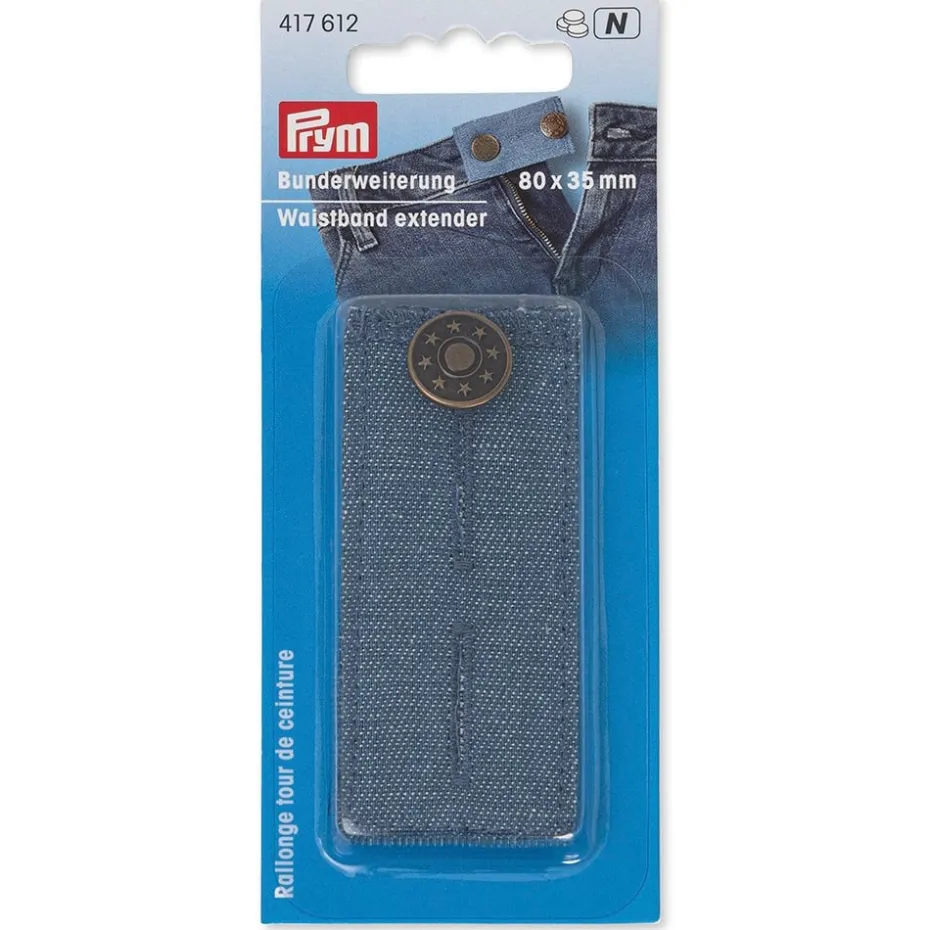 Prym Linningforlenger knapp 80x35mm – Denim
