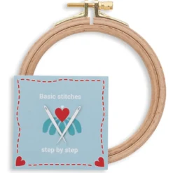 Prym Love Broderiramme bøk 10cm